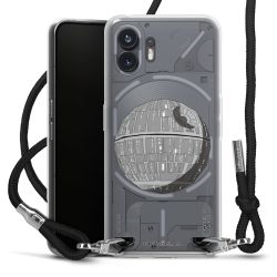 New Carry Case Transparent Stoff schwarz/silber