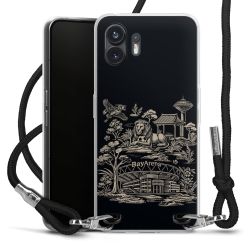 Carry Case Stoff schwarz/silber