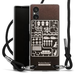 Carry Case Stoff schwarz/silber