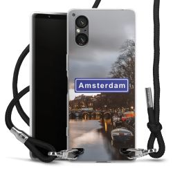 Carry Case Stoff schwarz/silber