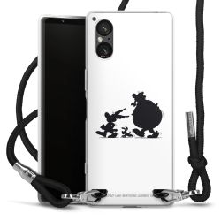 Carry Case Stoff schwarz/silber