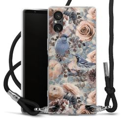 Carry Case Transparent Fabric black/silver