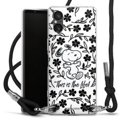 Carry Case Transparent Fabric black/silver