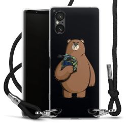 Carry Case Stoff schwarz/silber