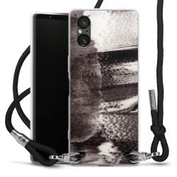 Carry Case Transparent Fabric black/silver