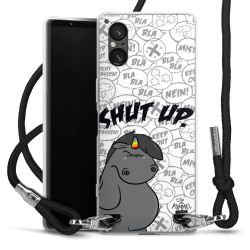 Carry Case Stoff schwarz/silber