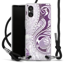 Carry Case Transparent Fabric black/silver