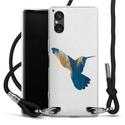 New Carry Case Transparent Stoff schwarz/silber