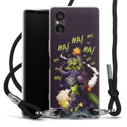 New Carry Case Transparent Stoff schwarz/silber