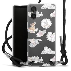 New Carry Case Transparent Stoff schwarz/silber