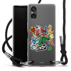 New Carry Case Transparent Stoff schwarz/silber