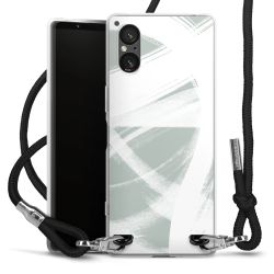 New Carry Case Transparent Stoff schwarz/silber