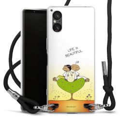 Carry Case Stoff schwarz/silber