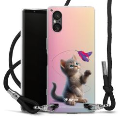 New Carry Case Transparent Stoff schwarz/silber