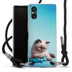 New Carry Case Transparent Stoff schwarz/silber