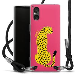 New Carry Case Transparent Stoff schwarz/silber