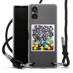 New Carry Case Transparent Stoff schwarz/silber