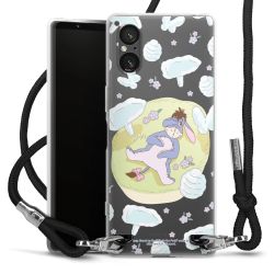 New Carry Case Transparent Stoff schwarz/silber