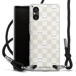 Carry Case Stoff schwarz/silber