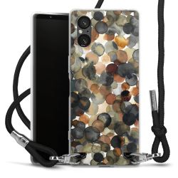 New Carry Case Transparent Stoff schwarz/silber