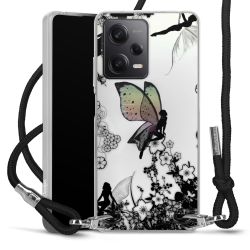 Carry Case Transparent Fabric black/silver