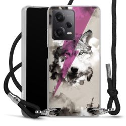 Carry Case Transparent Fabric black/silver