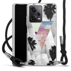 Carry Case Transparent Fabric black/silver