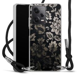 Carry Case Transparent Fabric black/silver