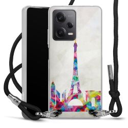 Carry Case Transparent Fabric black/silver