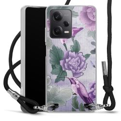 Carry Case Transparent Fabric black/silver