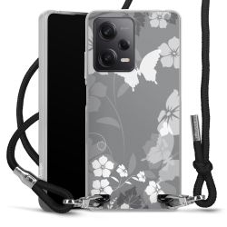 Carry Case Transparent Fabric black/silver