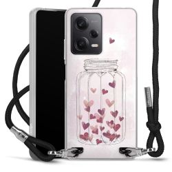 Carry Case Transparent Fabric black/silver