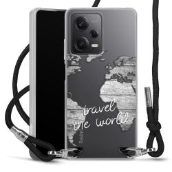 Carry Case Transparent Fabric black/silver