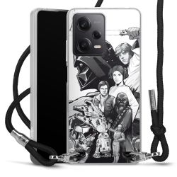 Carry Case Transparent Fabric black/silver