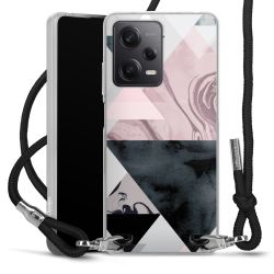 Carry Case Transparent Fabric black/silver