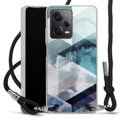 Carry Case Transparent Fabric black/silver