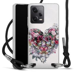 Carry Case Transparent Fabric black/silver