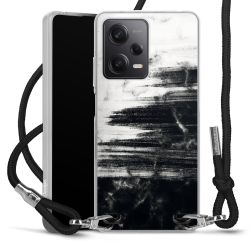 Carry Case Transparent Fabric black/silver