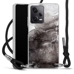 Carry Case Transparent Fabric black/silver