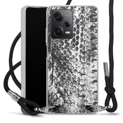 Carry Case Transparent Fabric black/silver