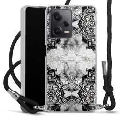 Carry Case Transparent Fabric black/silver