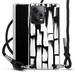 Carry Case Transparent Fabric black/silver