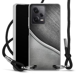 Carry Case Transparent Fabric black/silver