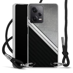 Carry Case Transparent Fabric black/silver