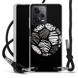 Carry Case Transparent Fabric black/silver