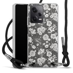 Carry Case Transparent Fabric black/silver