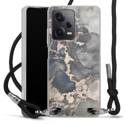 Carry Case Transparent Fabric black/silver