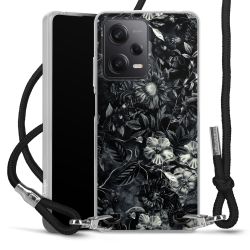 Carry Case Transparent Fabric black/silver