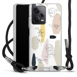 Carry Case Transparent Fabric black/silver