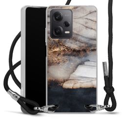 Carry Case Transparent Fabric black/silver